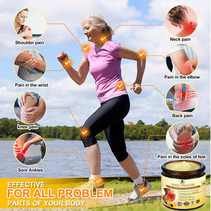 Lotmay™ Bee Venom Pain Relief Bone Healing Cream (𝐓𝐡𝐨𝐫𝐨𝐮𝐠𝐡 𝐭𝐫𝐞𝐚𝐭𝐦𝐞𝐧𝐭 𝐨𝐟 𝐚𝐫𝐭𝐡𝐫𝐢𝐭𝐢𝐬, 𝐧𝐞𝐮𝐫𝐚𝐥𝐠𝐢𝐚, 𝐦𝐮𝐬𝐜𝐥𝐞 𝐩𝐚𝐢𝐧𝐬)