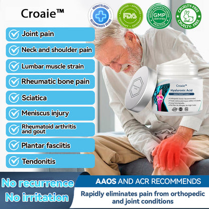 Croaie™ Hyaluronic Acid Joint Relief Cream(🔥Limited time discount last 30 minutes🔥)