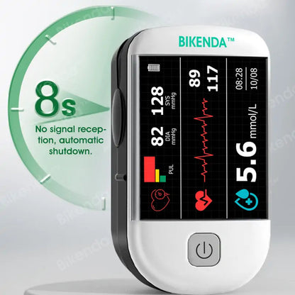 Bikenda™ Next-Generation Intelligent Multifunctional Non-Invasive Laser Blood Glucose Meter - 99.9% Accuracy