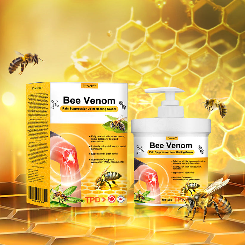 Furzero™ Bee Venom Pain Suppression Joint Healing Cream (👩🏼‍⚕️BOA Recommended)